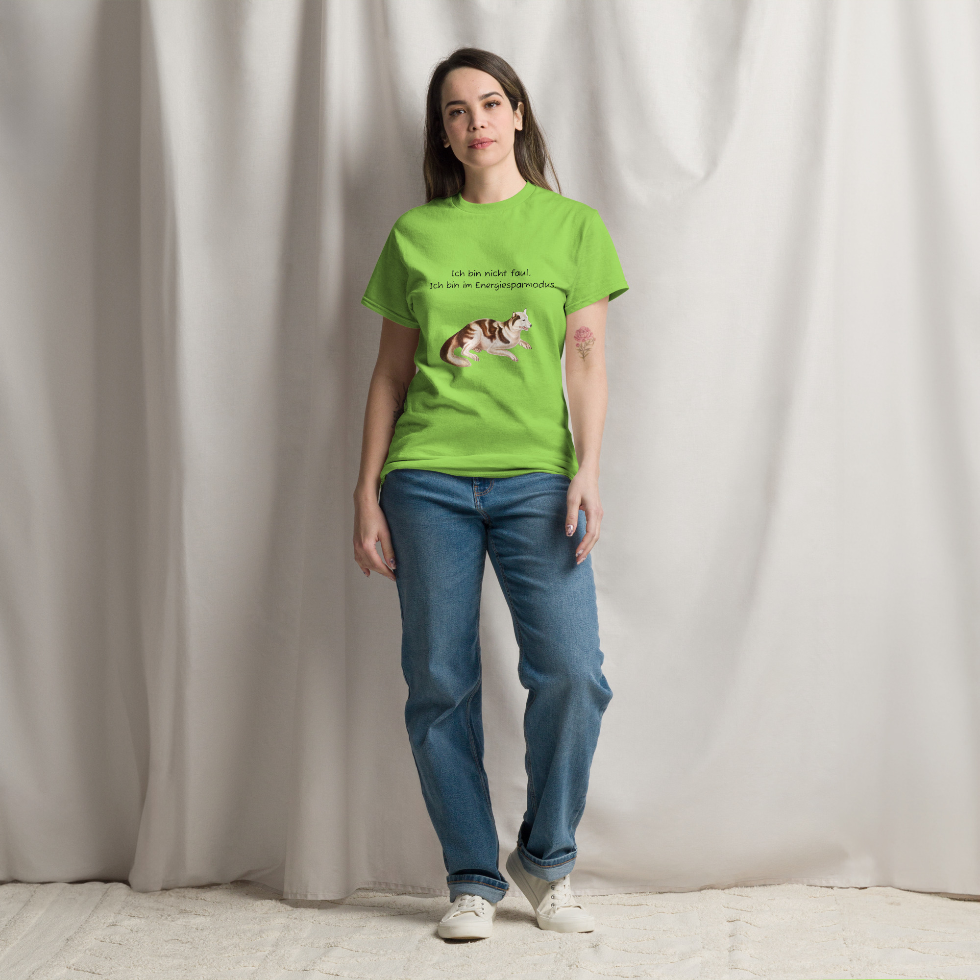 unisex-classic-tee-lime-front-6880af377cae3.jpg