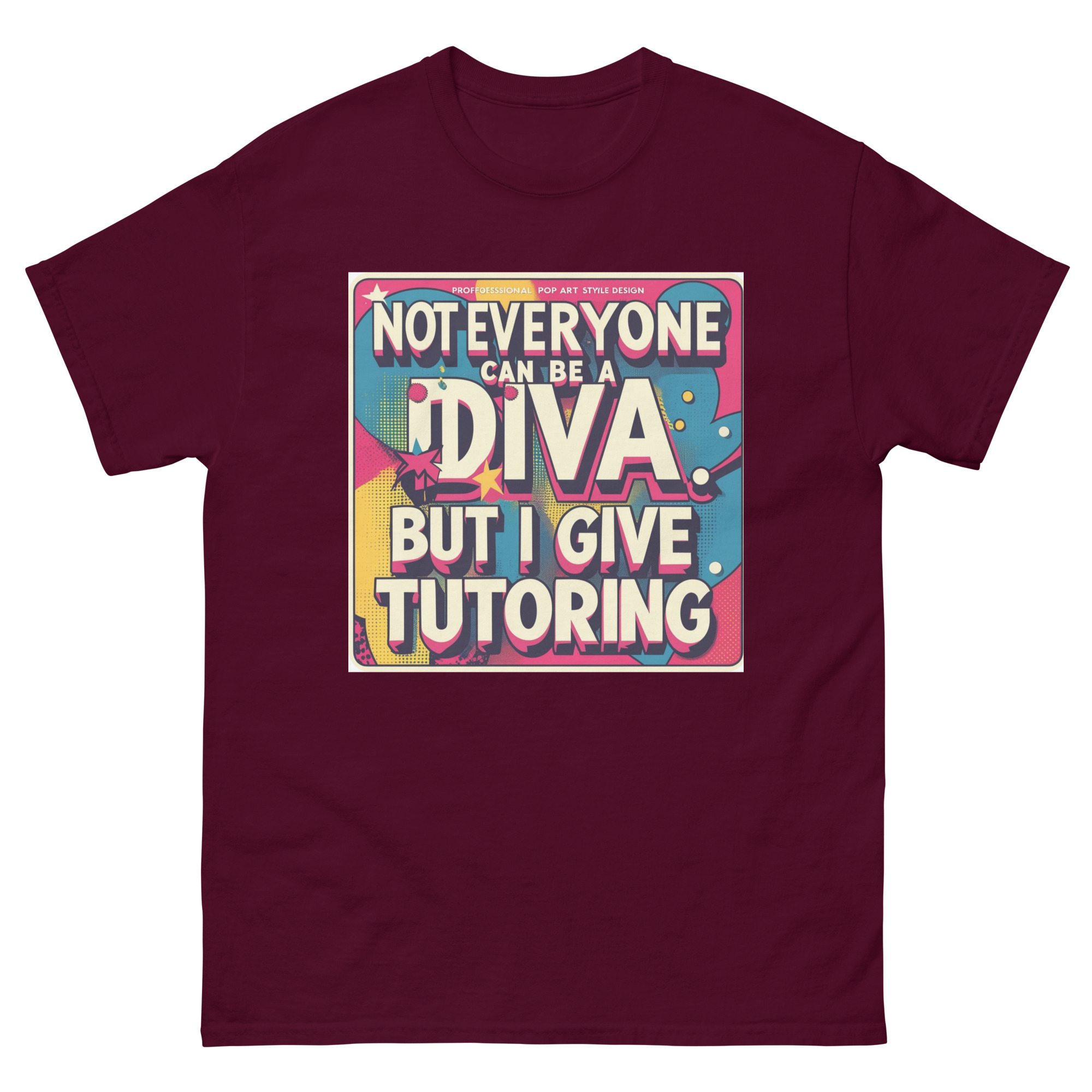 unisex-classic-tee-maroon-front-68934b0f32217.jpg