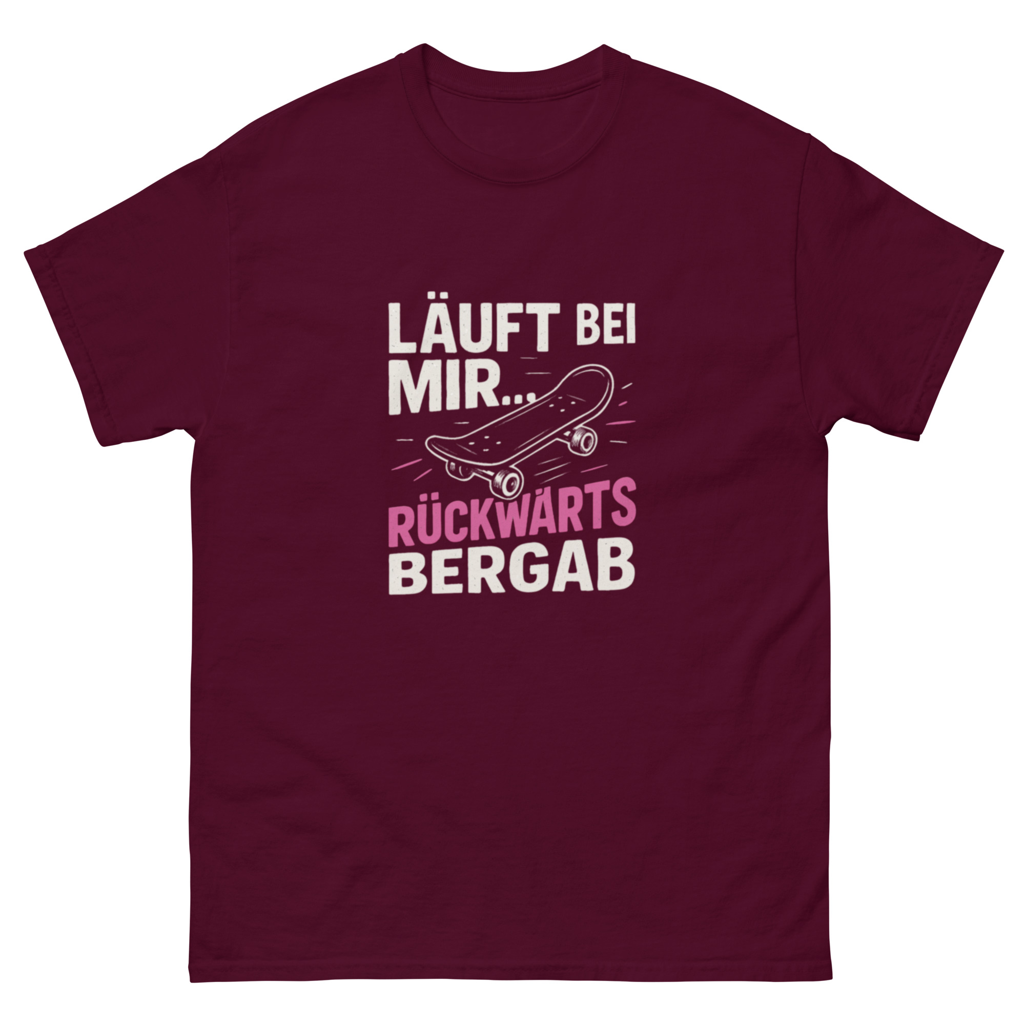 unisex-classic-tee-maroon-front-68978b1542de2.jpg