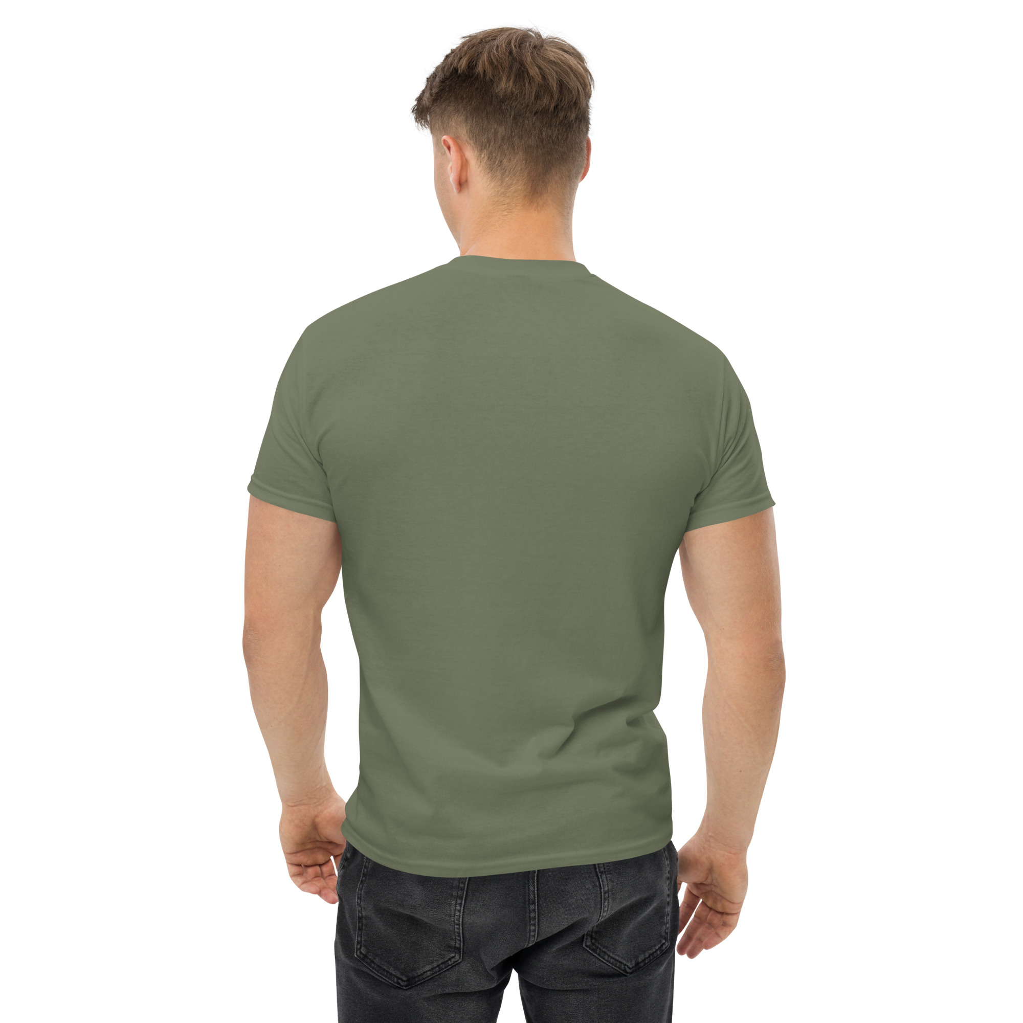 unisex-classic-tee-military-green-back-68b2de1d9e982.jpg